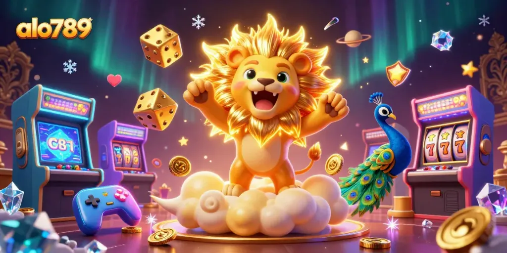 Play exciting games on alo789 with stunning visuals of vibrant casino characters and lively scenes.