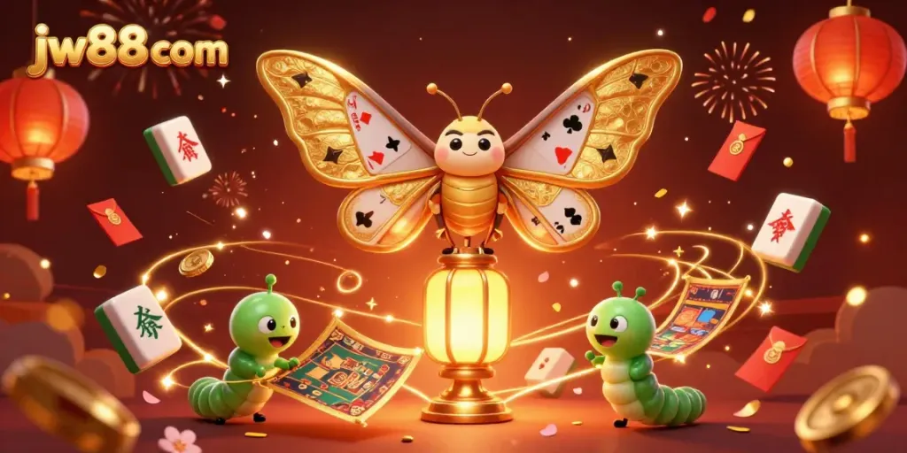 Engage with exciting gaming experiences on jw88 com, featuring a vibrant casino-themed scene.