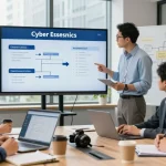 Team collaborating to get Cyber Essentials certified with step-by-step process and compliance details.